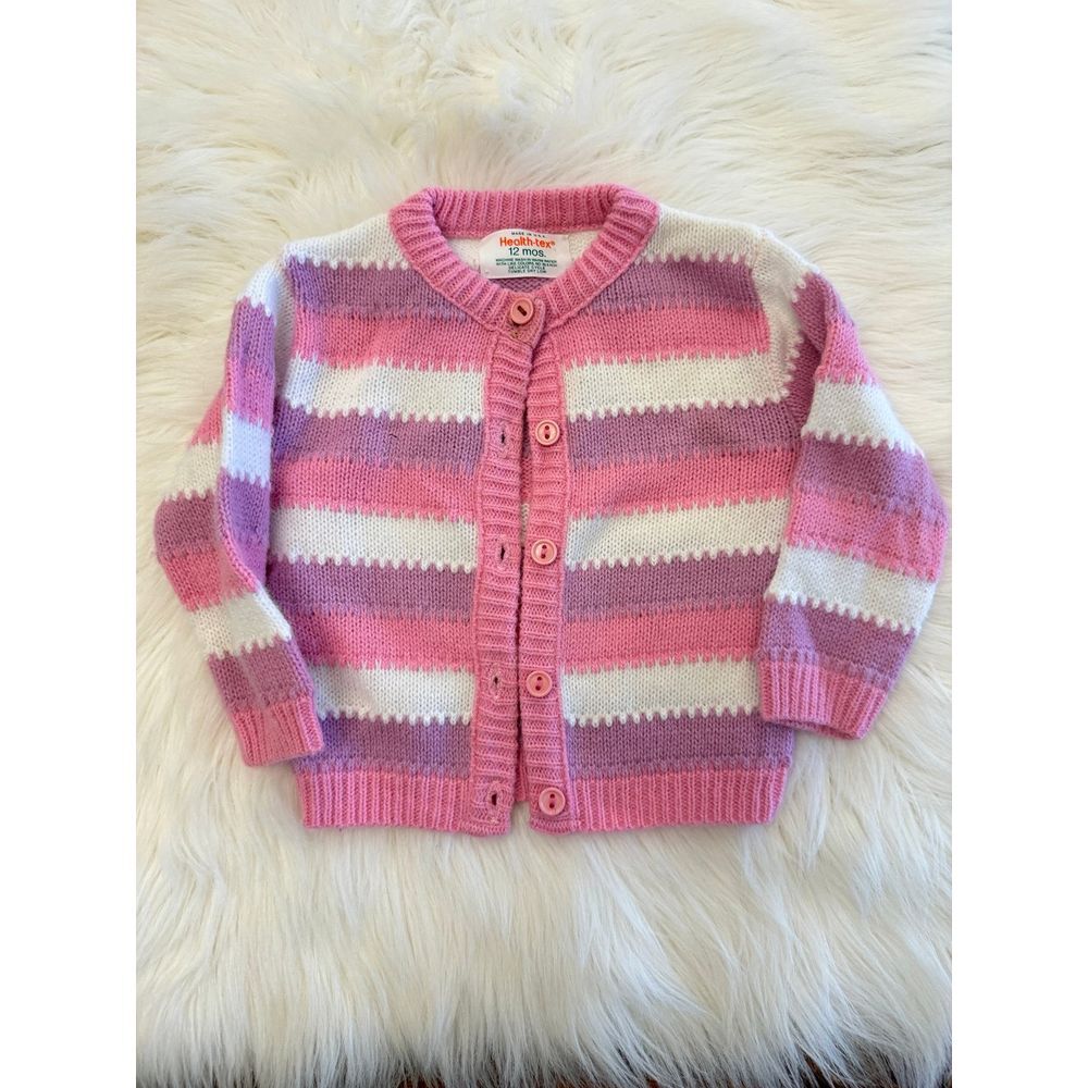 Healthtex vintage knit cardigan size 12m